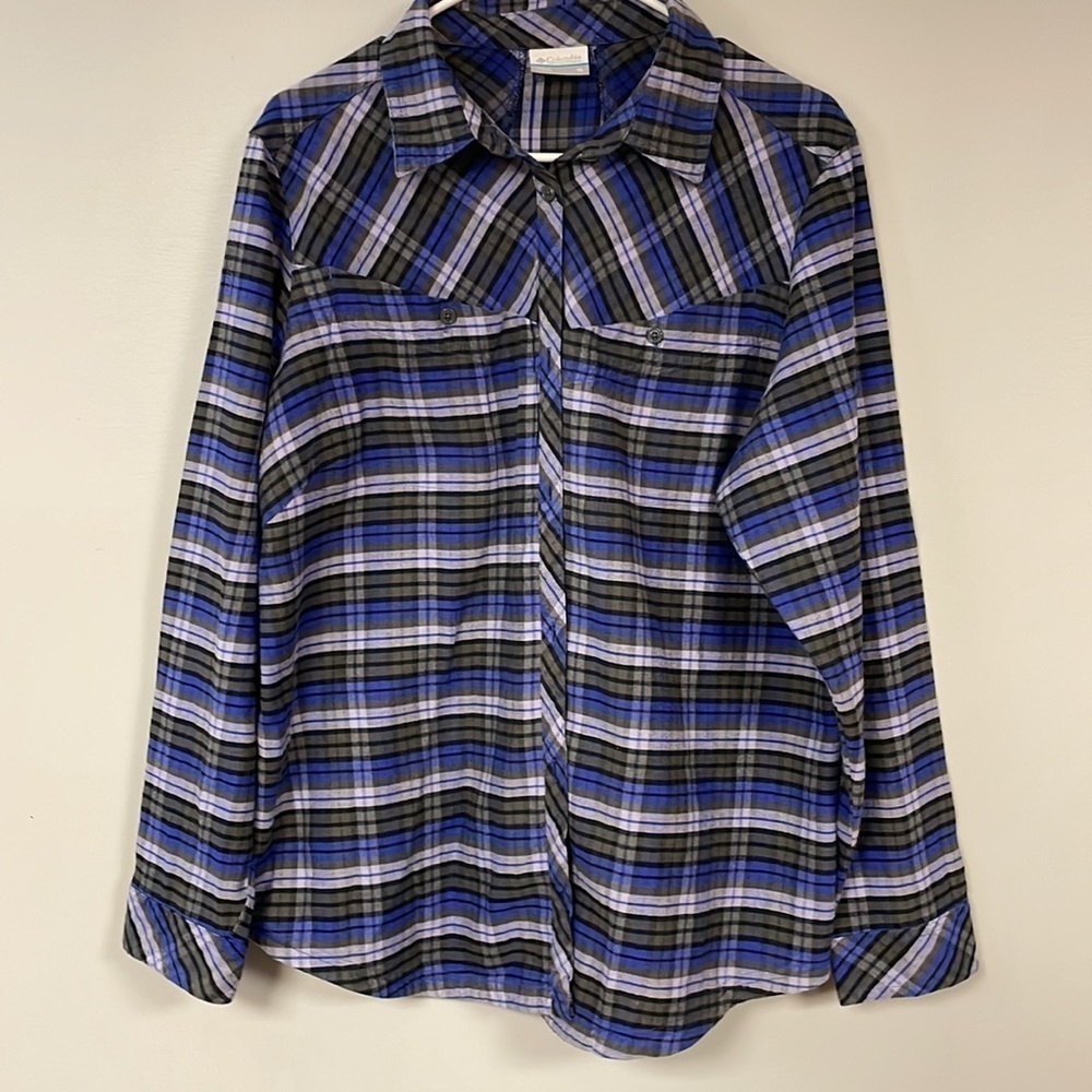 Columbia Sportswear Women's Flannel Shirt, XL, 100% cotton, good condition, soft